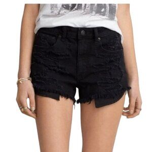 American Eagle Hi-Rise Shortie Jean Shorts